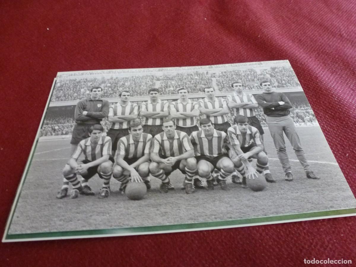 Coleccionismo deportivo: FOT MATE (11 X 15) LIGA 67-68 CAMP NOU BA&Ccedil;A 1 ATH.CLUB BILBAO 0 - IRIBAR