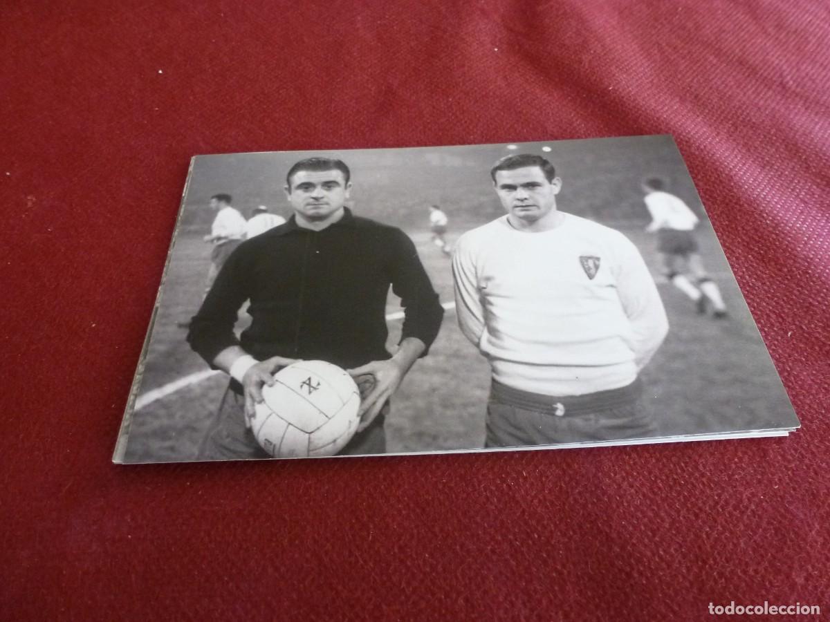 Coleccionismo deportivo: FOT MATE (11 X 15) YARZA Y MARCELINO (REAL ZARAGOZA)