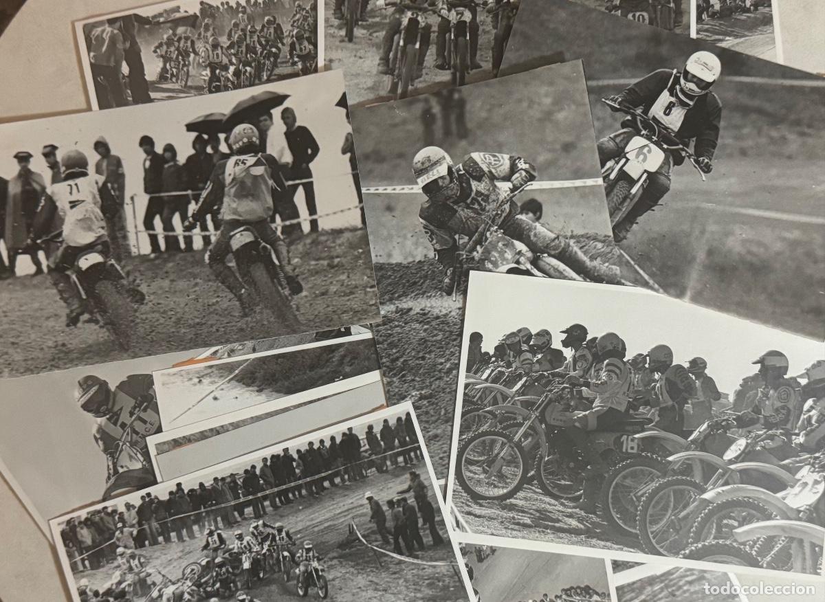 Coleccionismo deportivo: 26 FOTOGRAF&Iacute;AS - CAMPEONATOS MOTOCROSS - EL CORTE INGL&Eacute;S - COLMENAR VIEJO - A&Ntilde;OS 1979 - 1980 - 1981