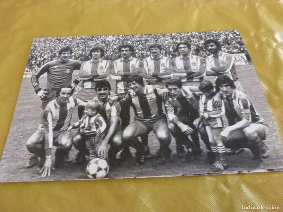 Coleccionismo deportivo: FOTO MATE(11 X 15) R.C.D. ESPA&Ntilde;OL CON URRUTI