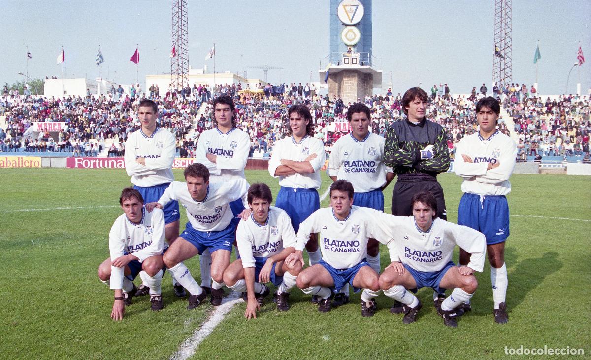Coleccionismo deportivo: FOTOGRAF&Iacute;A CD TENERIFE 1992/93