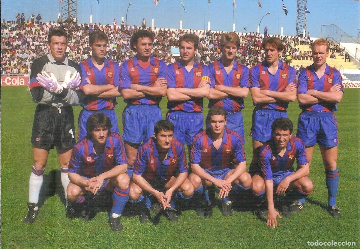 Coleccionismo deportivo: FOTOGRAF&Iacute;A FC BARCELONA 1989/90