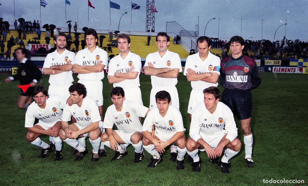 Coleccionismo deportivo: FOTOGRAF&Iacute;A VALENCIA CF 1991/92