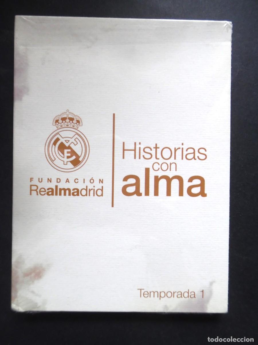 Coleccionismo deportivo: Real Madrid. Historias con alma, temporada 1, 2 DVD. Precintado, intacto