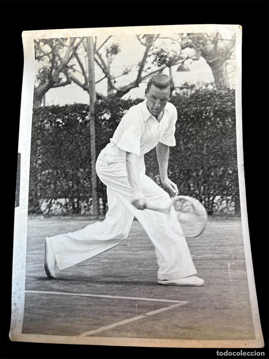 Coleccionismo deportivo: FOTOGRAF&Iacute;A DEL TENISTA FRED PERRY 1920&rsquo;S.