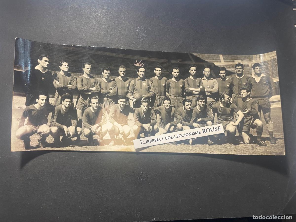 Coleccionismo deportivo: FUTBOL C.F.B. CLUB DE FUTBOL BARCELONA ANTIGUA FOTOGRAFIA DE EPOCA PLANTILLA CAMPE&Oacute;N DE LIGA 1958-49