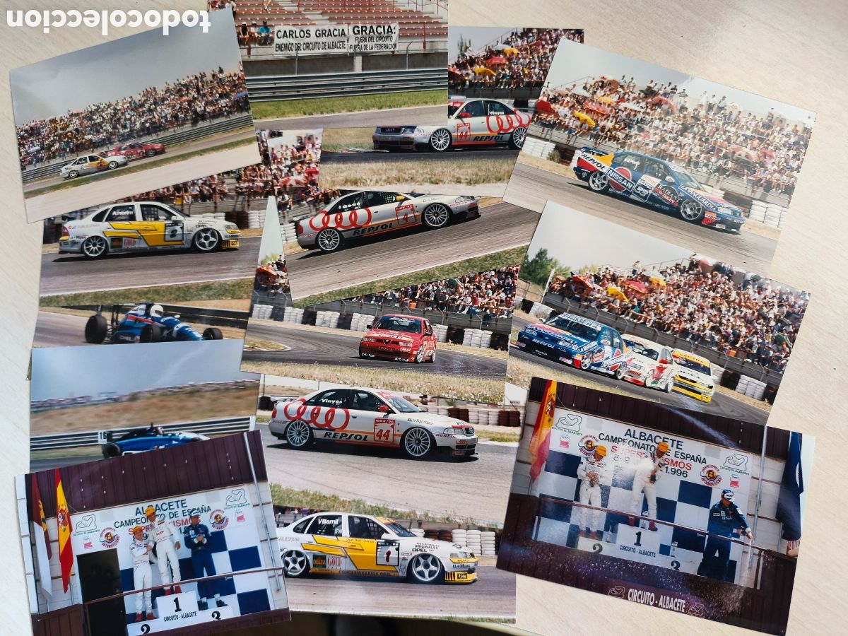 Coleccionismo deportivo: 14 fotos Circuito La Torrecica Albacete 1996 SuperTurismos y mas. Gene, Vinyes, P.Sala, Villamil,etc