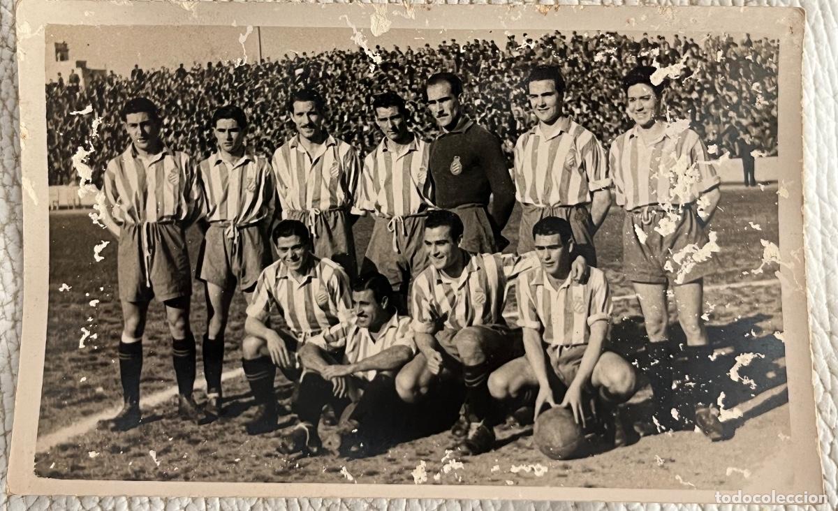 Collezionismo sportivo: FOTOGRAF&Iacute;A DEL REAL CLUB DEPORTIVO ESPA&Ntilde;OL 1940&rsquo;S.
