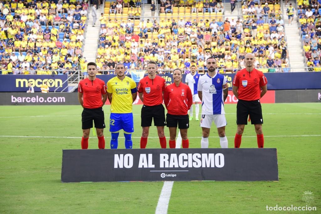 Coleccionismo deportivo: FOTOGRAFIA CAPITANES C&Aacute;DIZ CF RCD ESPANYOL 2022/23 (15 X 10)