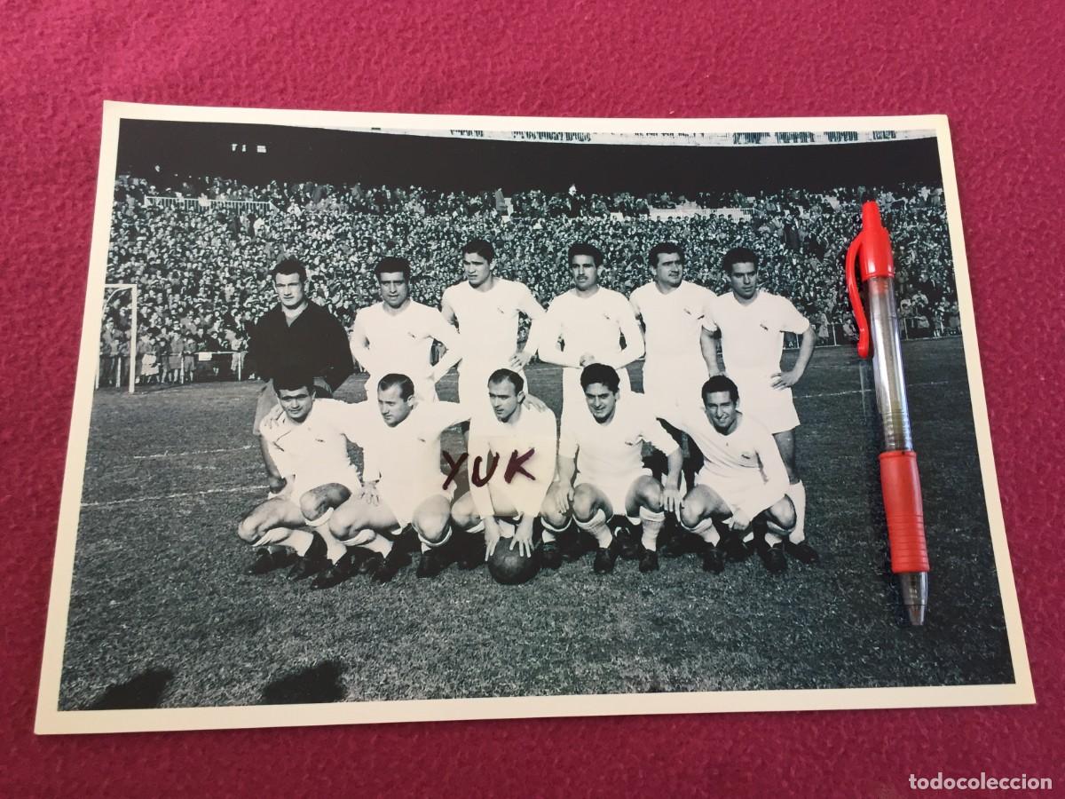 Coleccionismo deportivo: GRAN FOTO FOTOGRAFIA DEL REAL MADRID A&Ntilde;OS 50 EN PAPEL FUJIFILM A&Ntilde;OS 80 --- TAMA&Ntilde;O 30X20 CM