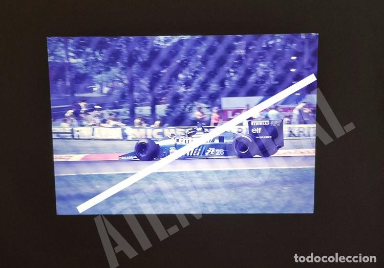 Coleccionismo deportivo: Diapositiva original Jacques Laffite Renault Formula 1 GP Canada Montreal 1986 slides F1 inedita