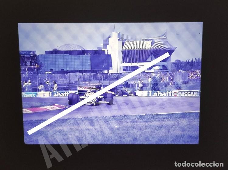 Coleccionismo deportivo: Diapositiva original Nelson Piquet Williams Honda Formula 1 GP Canada Montreal 1986 slide F1 inedita