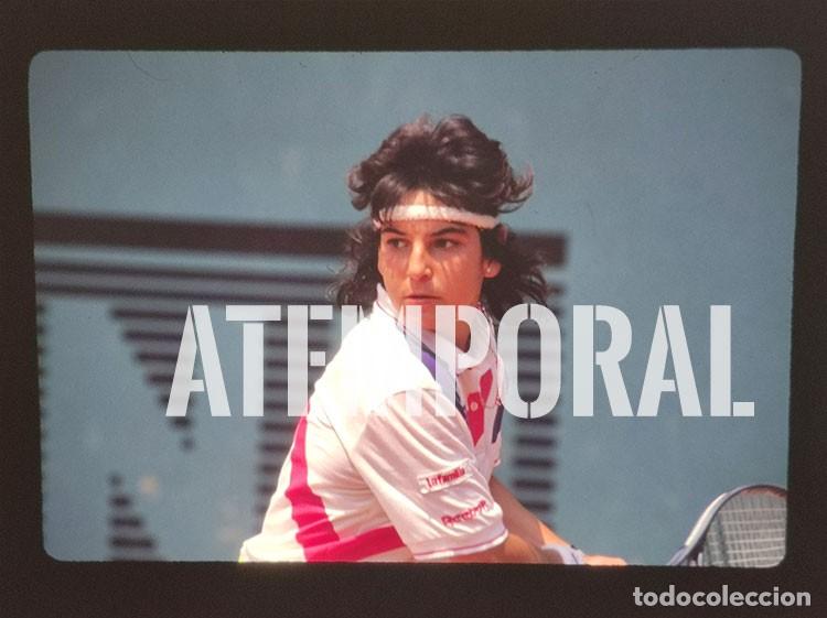 Coleccionismo deportivo: Lote de 16 fotos diapositivas originales Arantxa S&aacute;nchez Vicario Roland Garros 1989 ineditas - tenis