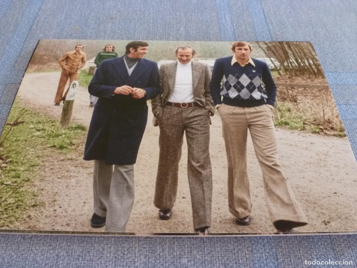 Coleccionismo deportivo: FOTO MATE (11 X 15) IRIBAR -MARCIAL-REXACH-JUAN CARLOS Y ASENSI