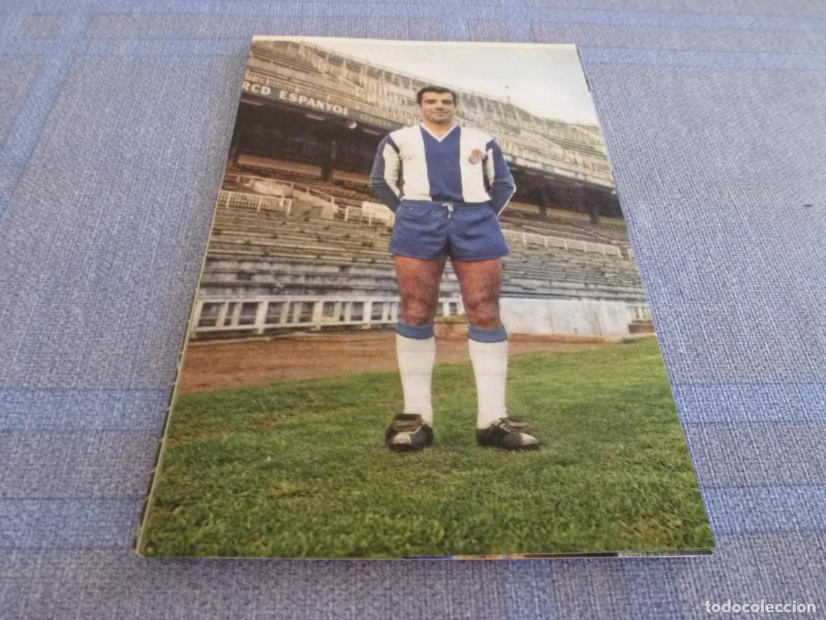 Coleccionismo deportivo: FOTO MATE (11 X 15) 1968 RIERA (R.C.D.ESPA&Ntilde;OL) EN ESTADIO DE SARRI&Aacute;