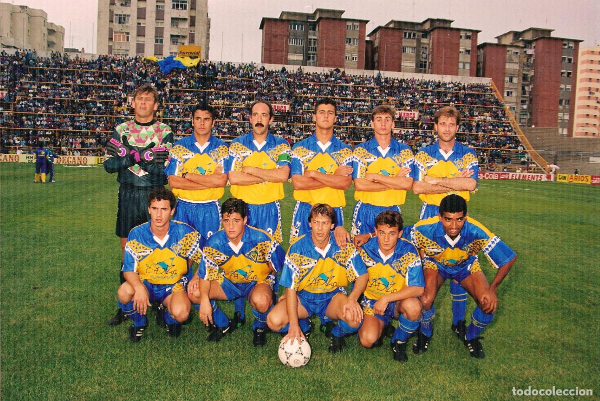 Coleccionismo deportivo: POSTAL FOTOGR&Aacute;FICA C&Aacute;DIZ CF TEMPORADA 1991/92