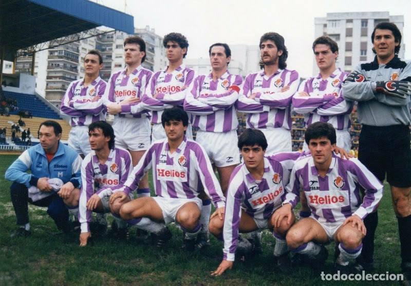 Coleccionismo deportivo: FOTOGRAFIA REAL VALLADOLID 1987/88