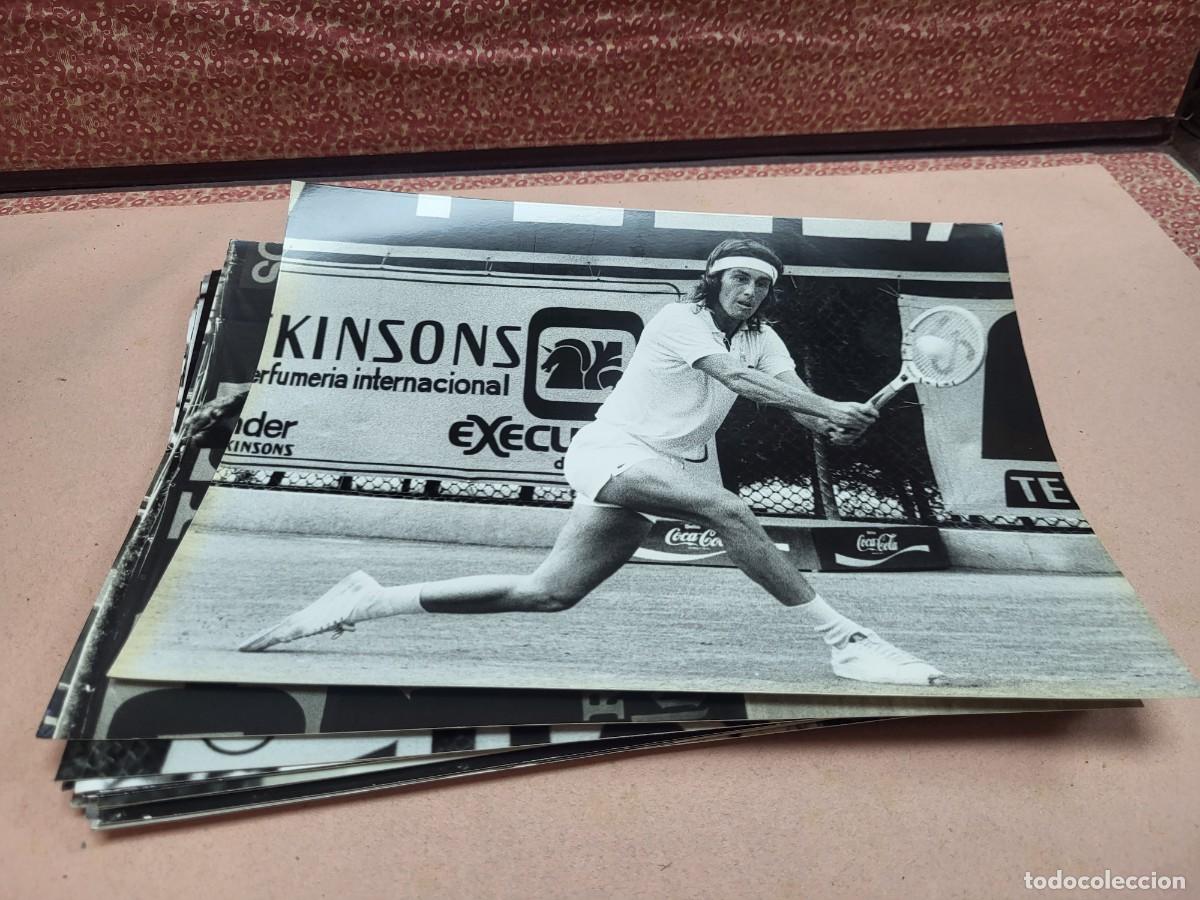 Coleccionismo deportivo: LOTE ANTIGUAS FOTOGRAFIAS DEPORTE TENIS TENISTAS A IDENTIFICAR