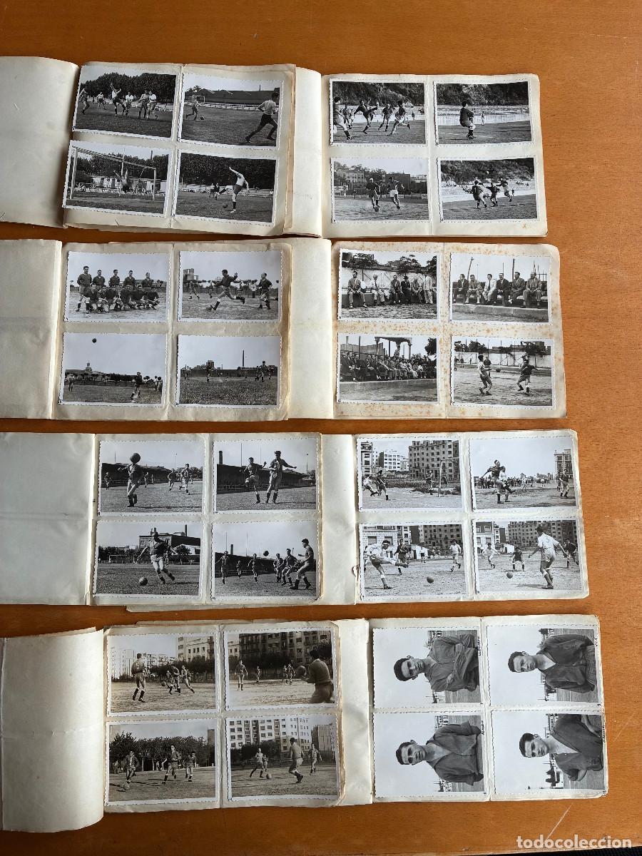 Coleccionismo deportivo: 8 reportajes fotograficos de futbol amateur. Del a&ntilde;o 1953. Equipo Banco Vitalicio