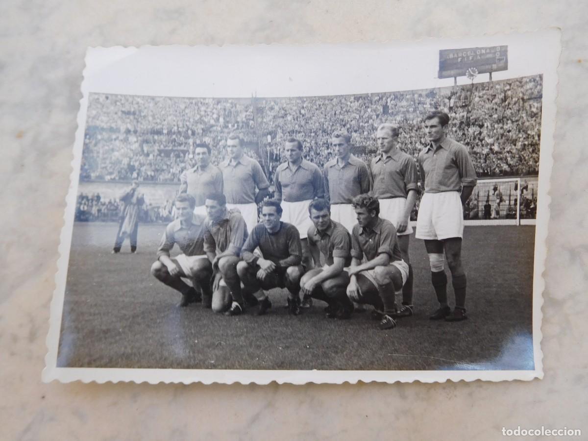 Sports collectibles: Fotograf&iacute;a original equipo de f&uacute;tbol Kubala