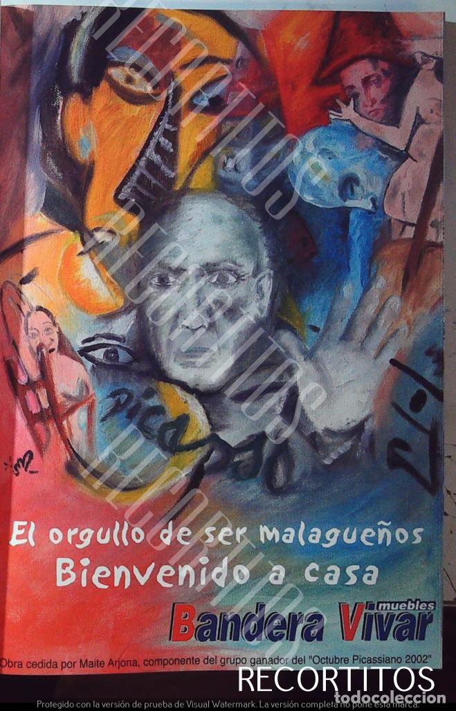 Coleccionismo deportivo: MUEBLES BANDERA VIVAR MUSEO PICASSO MALAGA