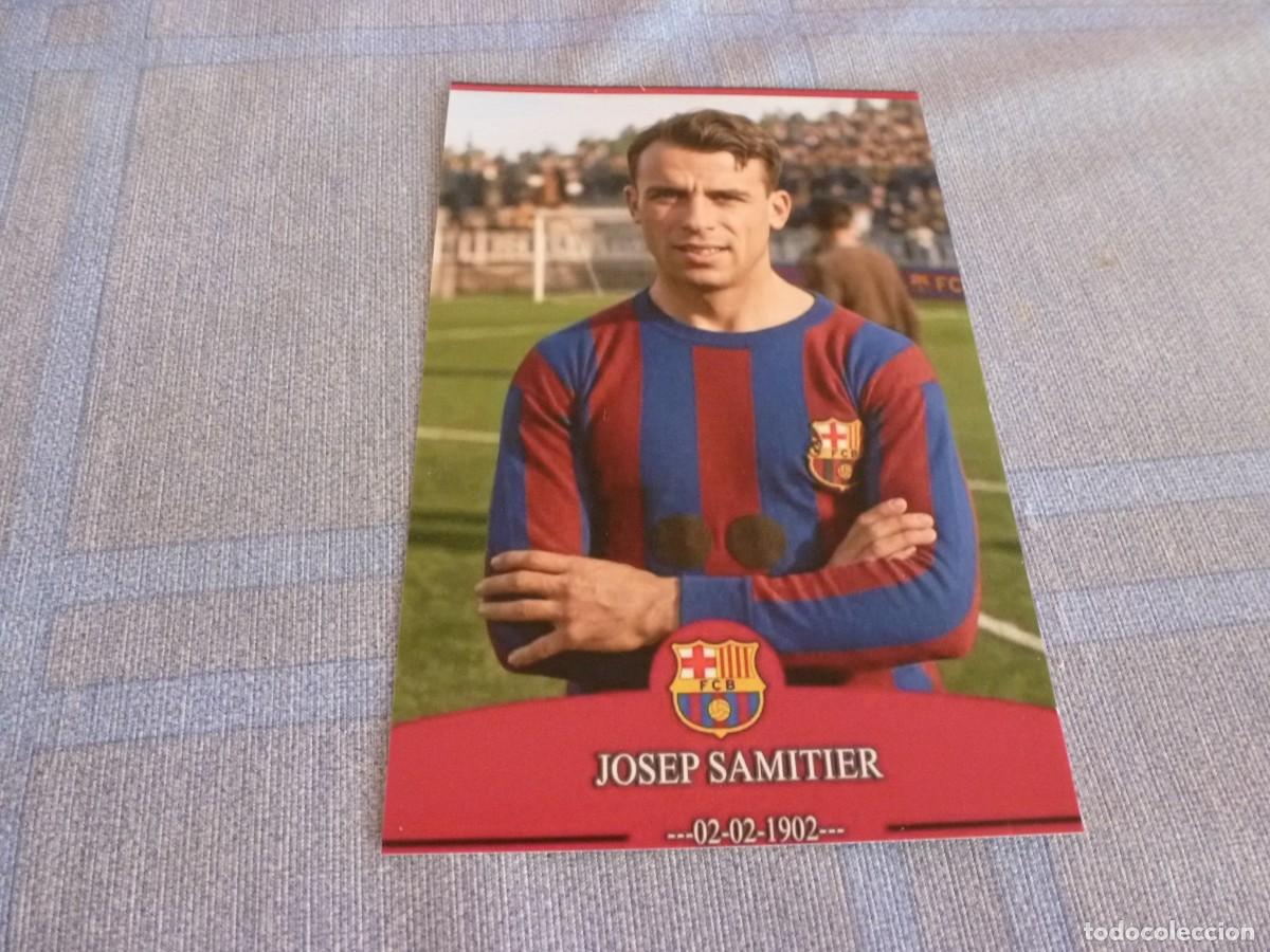 Coleccionismo deportivo: FOTO MATE( 11 X 15 )F.C.BARCELONA - JOSEP SAMITIER (BAR&Ccedil;A)