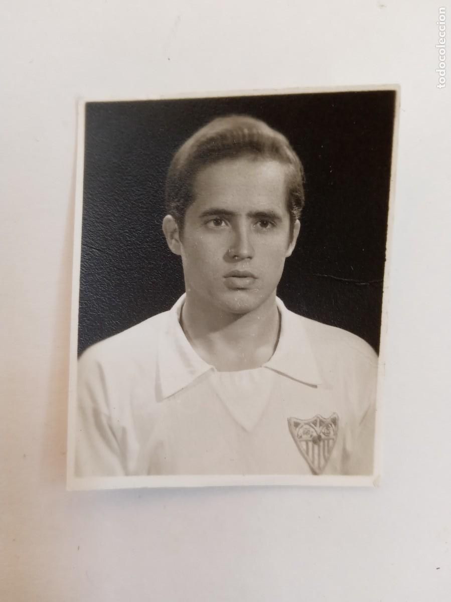Coleccionismo deportivo: SEVILLA F. C. : FOTO DE CARNET DE UN JUGADOR SEVILLISTA CON LA CAMISETA