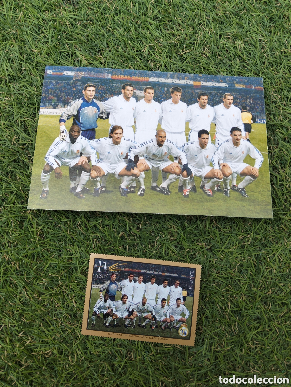 Coleccionismo deportivo: El once del centenario con sello ba&ntilde;ado en oro 24kilates