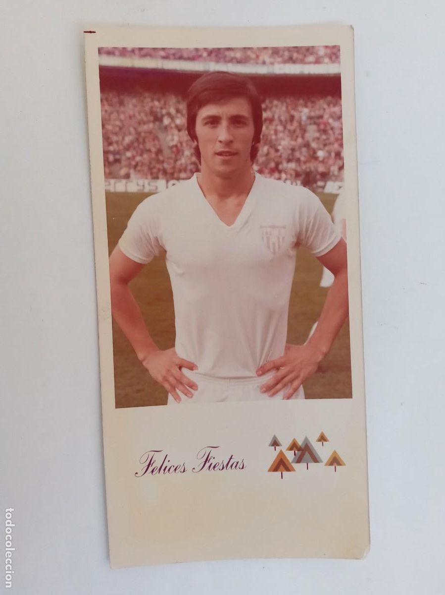 Coleccionismo deportivo: SEVILLA F.C. : FOTO DEL JUGADOR PABLO BLANCO, DEDICADA Y FIRMADA