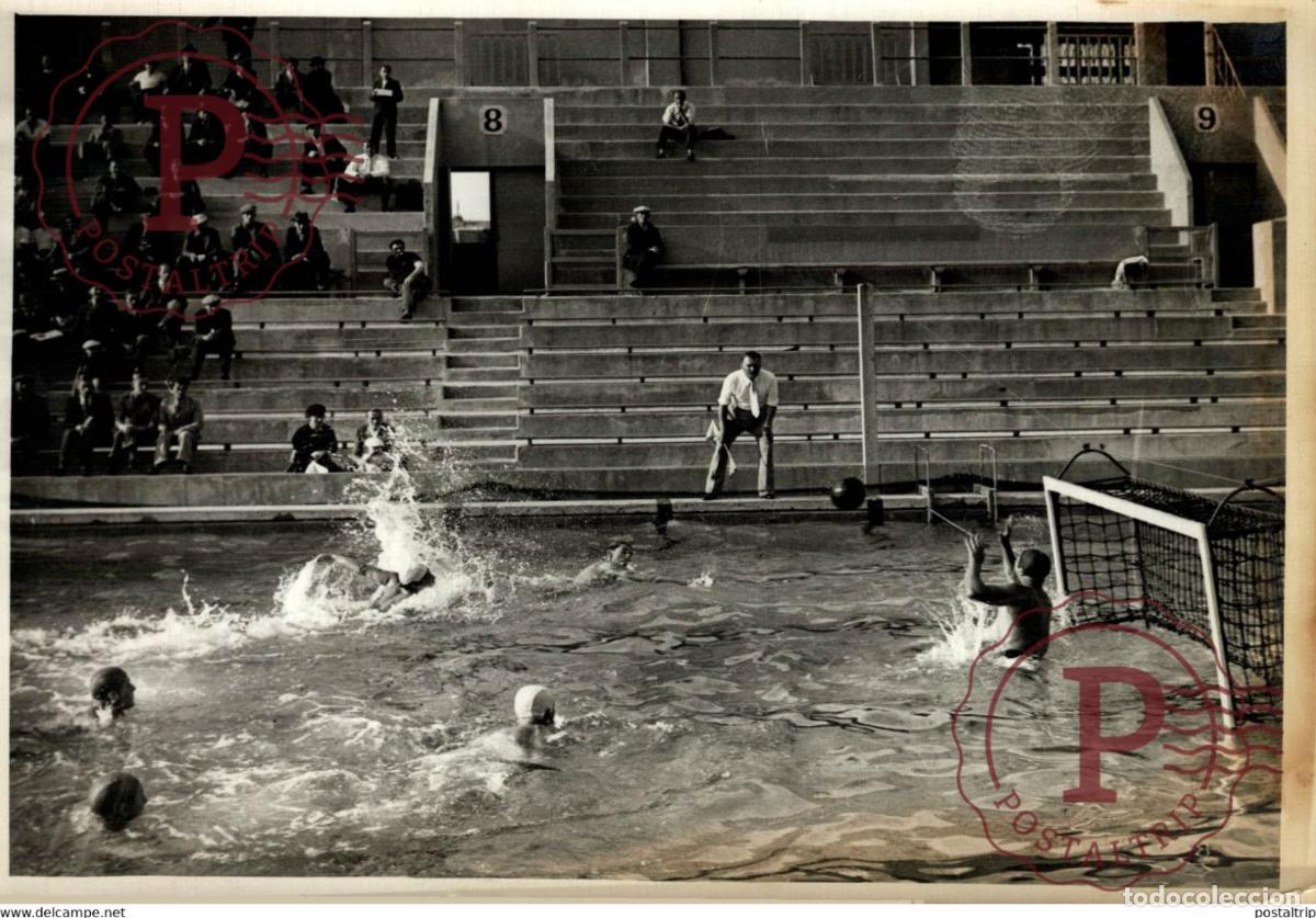 Colecionismo desportivo: WATERPOLO MARSEILLE CONTRE SPASPOURS NAGE NATACI&Oacute;N SWIMMING 18*13CM Photo Meurisse Paris collection