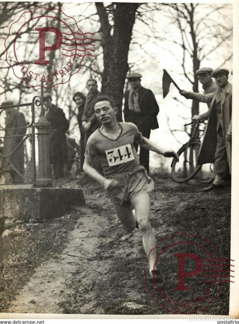 Coleccionismo deportivo: SAINT CLOUD CHAPUIS CHAMPIONNATS VEERANS CROSS ATHL&Eacute;TIQUE 18*13CM Photo Meurisse Paris collectionm