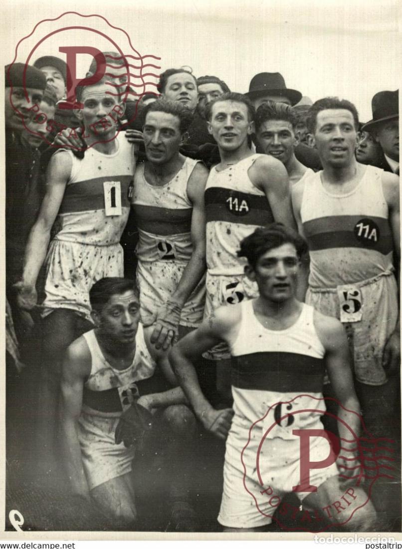 Coleccionismo deportivo: CROSS MONTREUIL LABOISSIER EQUIPE TOURNAY HONOREZ MARECHAL W ATHL&Eacute;TIQUE 18*13CM Photo Meurisse Pari