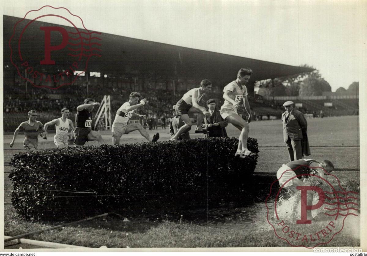 Colecionismo desportivo: COLOMBES CHAMPIONAT DE FRANCE ATHL&Eacute;TISME 18*13CM Photo Meurisse Paris collectionmeurisse