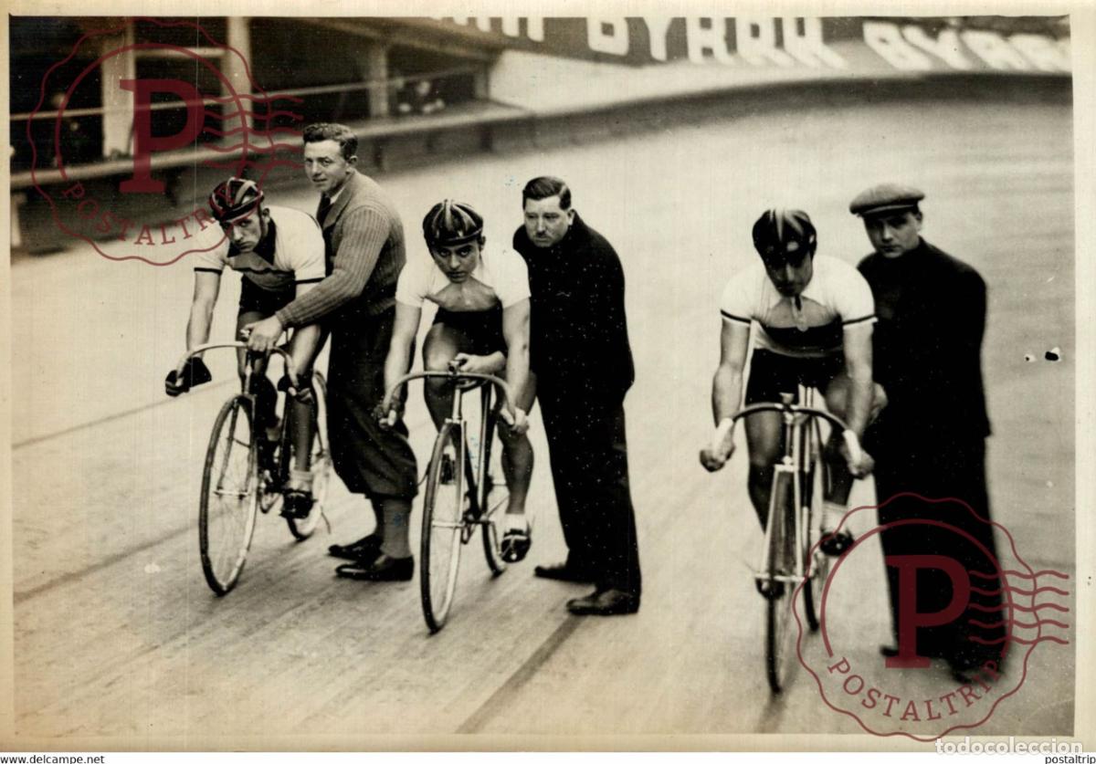 Coleccionismo deportivo: VEL D HIV VAN HOUTERTTERREAU 5 KILOMETRE VELO CICLISMO 18*13CM Photo Meurisse Paris collectionmeur
