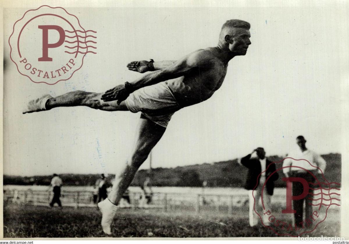 Coleccionismo deportivo: EXERCISE LIBRE ATHLETE ALLEMAND ATHL&Eacute;TISME 18*13CM Photo Meurisse Paris collectionmeurisse
