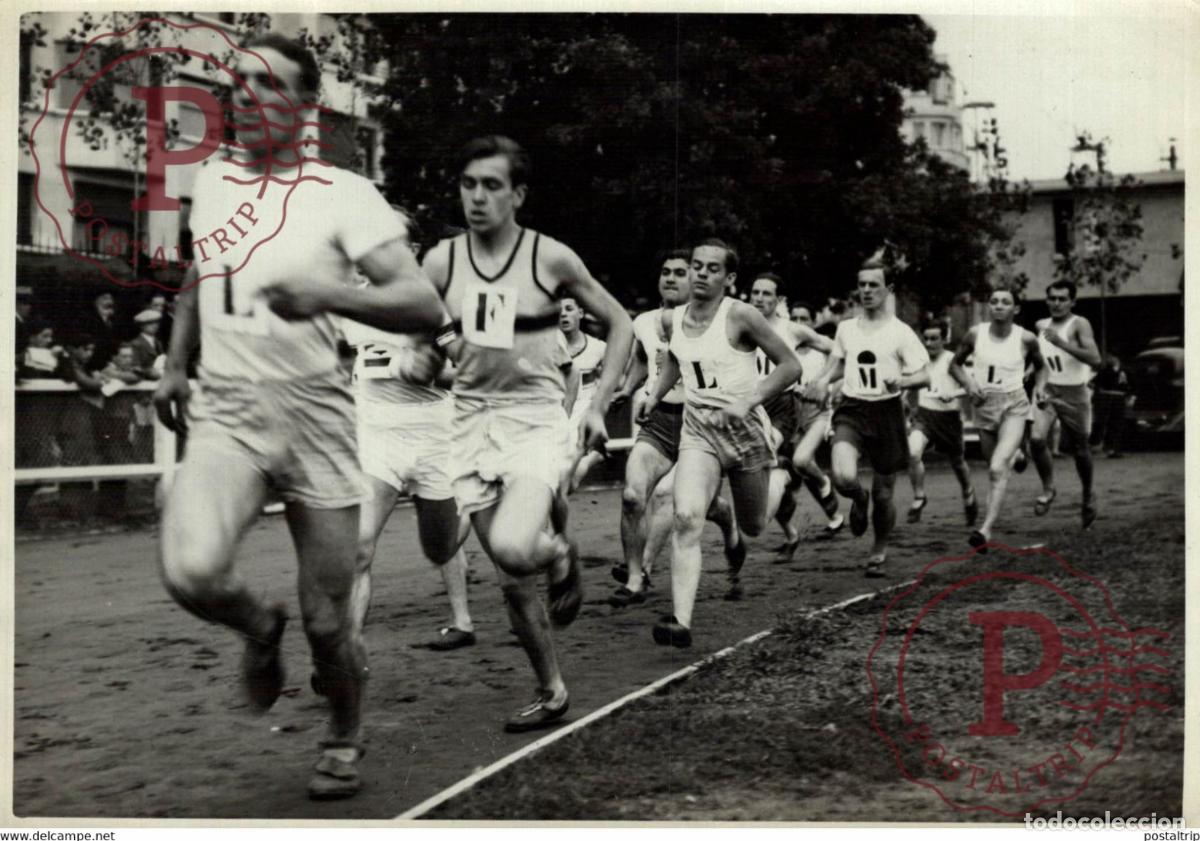 Coleccionismo deportivo: A JEAN BOUIN L ATHL&Eacute;TISME 18*13CM Photo Meurisse Paris collectionmeurisse