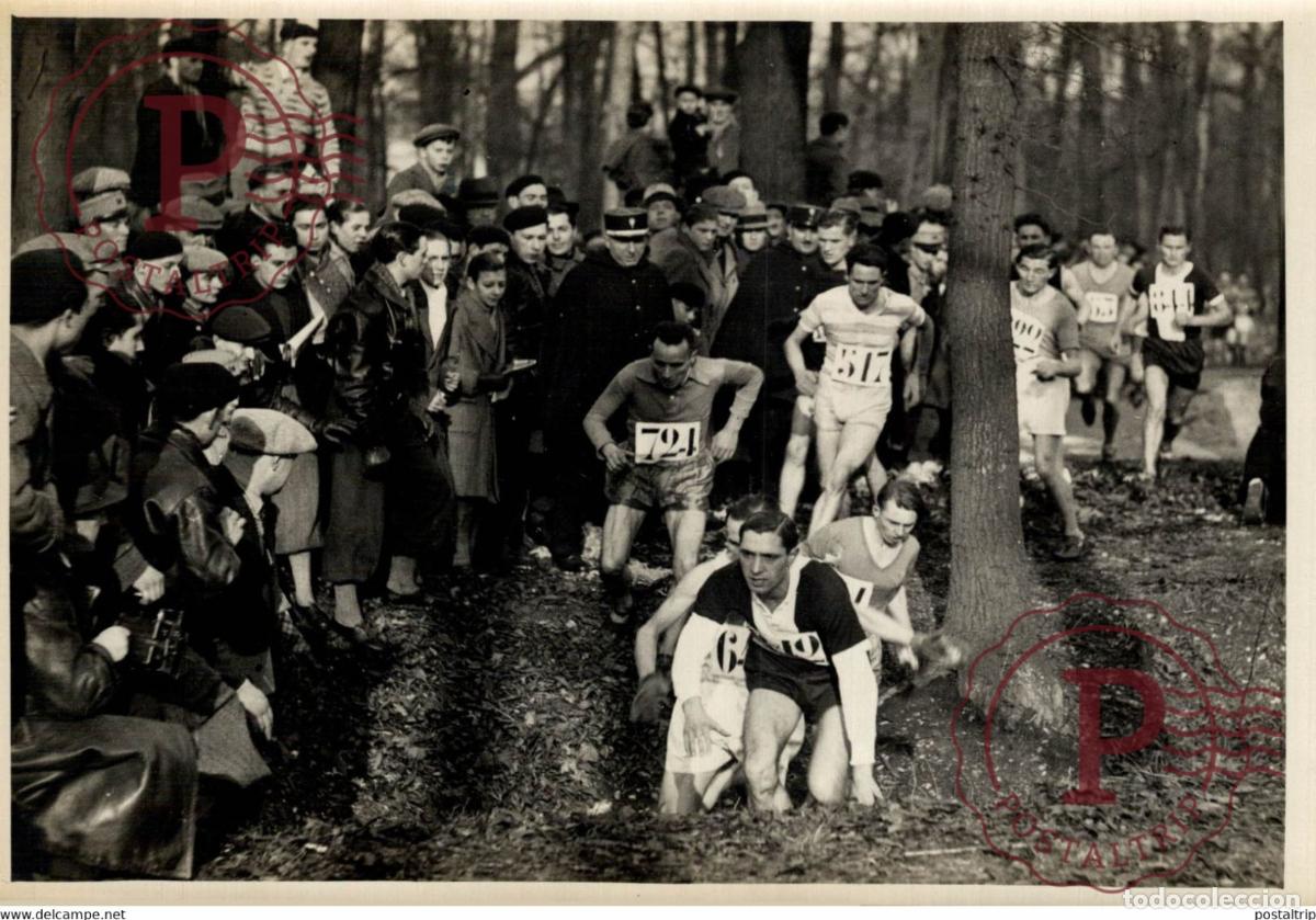 Coleccionismo deportivo: CROSS DU BOIS DE BOULOGNE ATHL&Eacute;TISME 18*13CM Photo Meurisse Paris collectionmeurisse