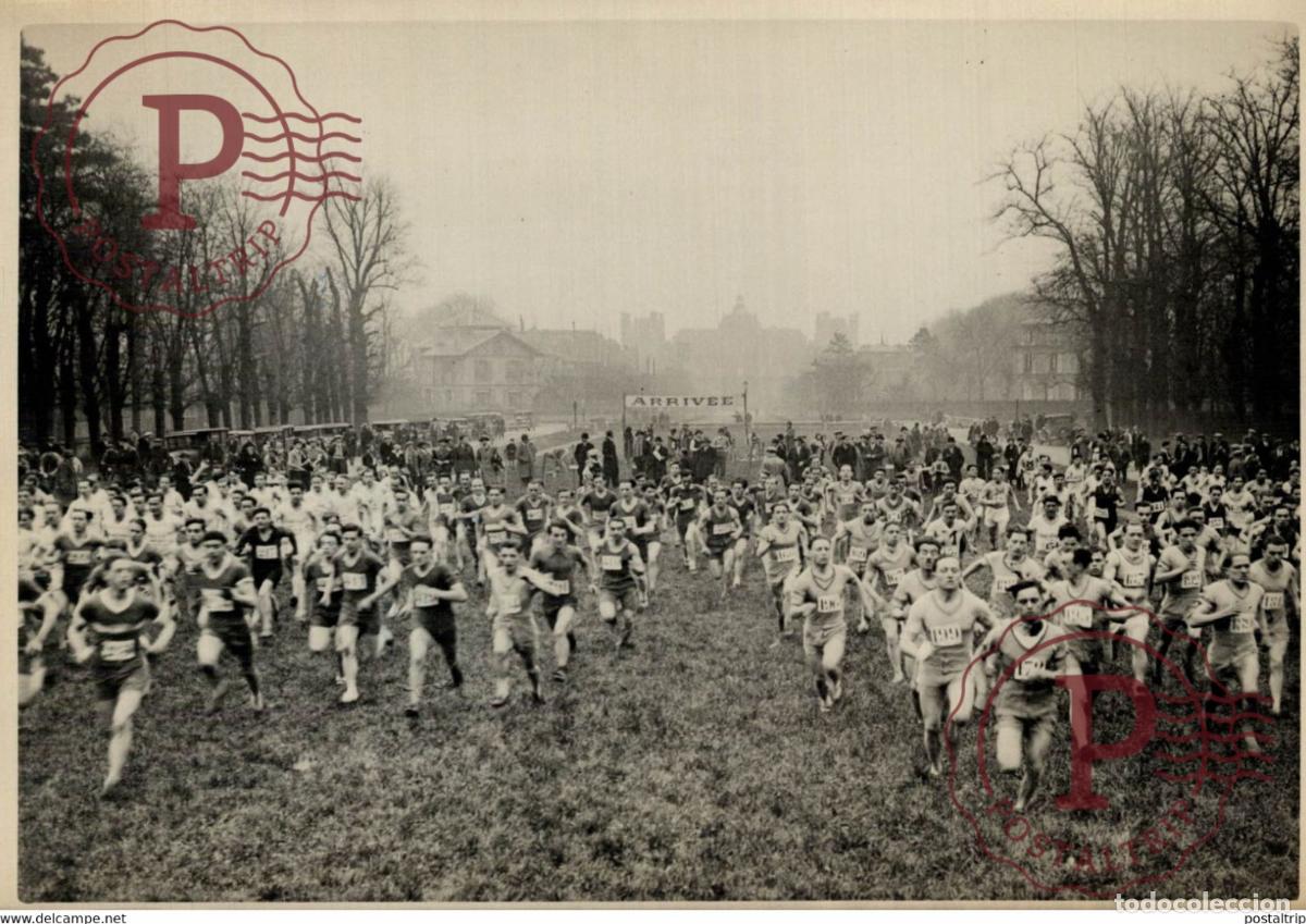 Coleccionismo deportivo: CROSS DE NOEL A MAISONS LAFFITTE ATHL&Eacute;TISME 18*13CM Photo Meurisse Paris collectionmeurisse