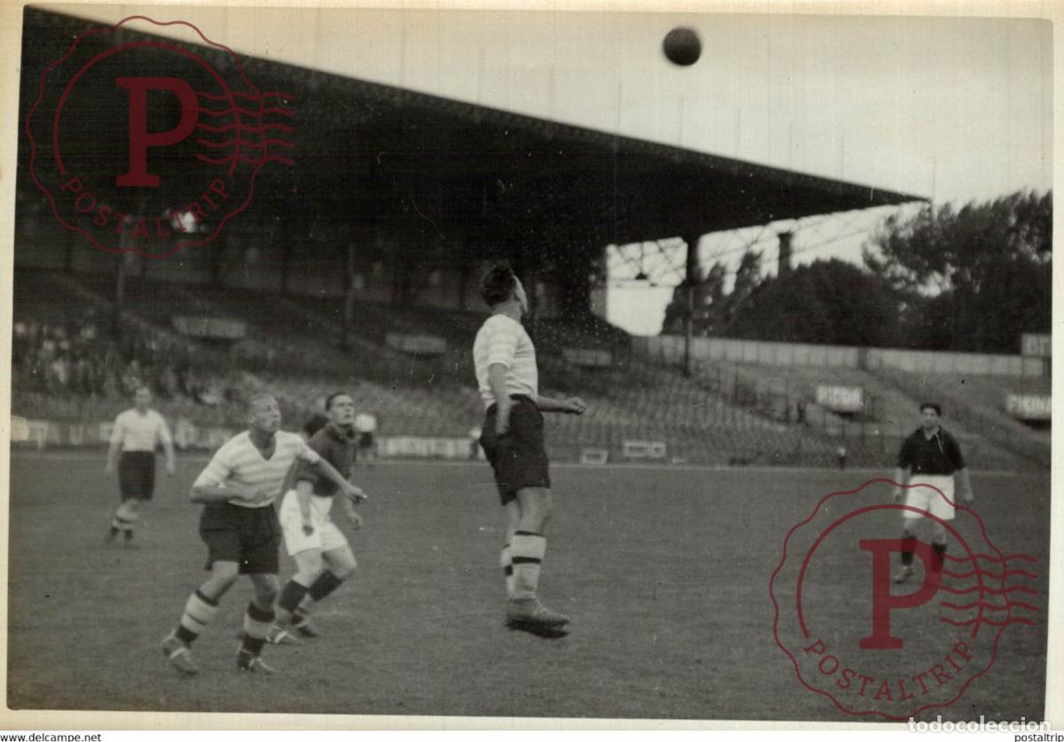 Coleccionismo deportivo: COLOMBES RACING CONTRE ROUEN FOOTBALL 18*13CM Photo Meurisse Paris collectionmeurisse