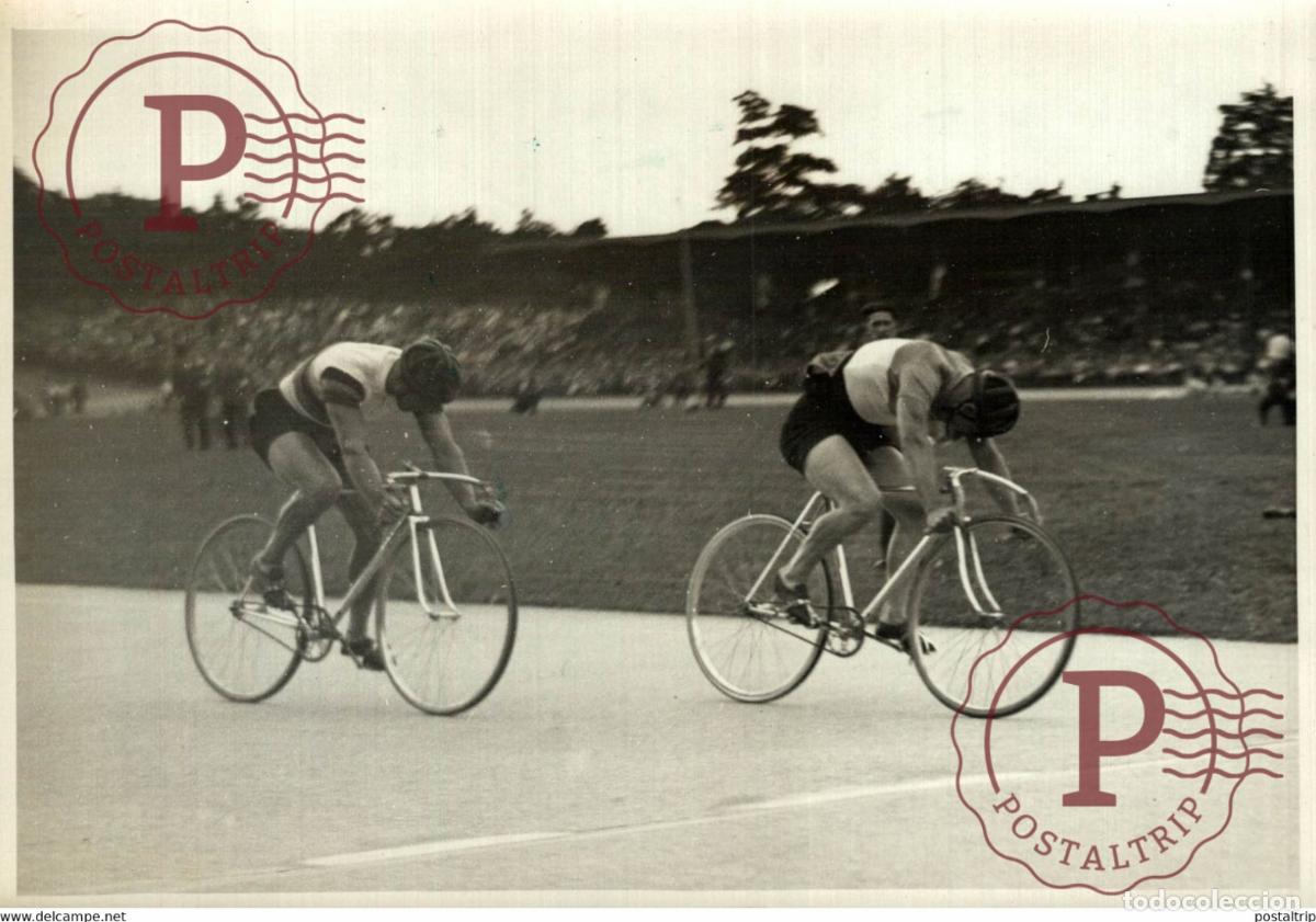 Coleccionismo deportivo: PISTE MUNICIPALE DE VINCENNE MICHARD SHERENS VELO CICLISMO CYCLISTE 18*13CM Photo Meurisse Paris co