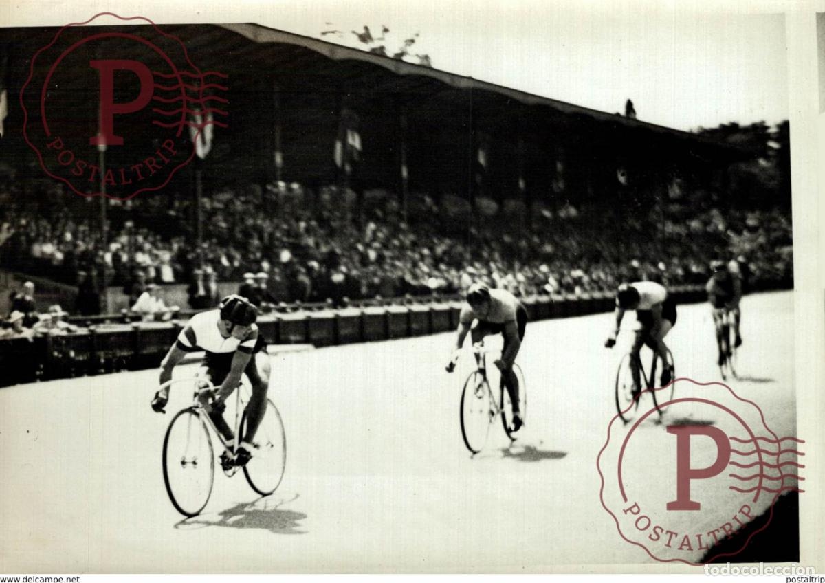 Coleccionismo deportivo: PISTE MUNICIPAL DE VINCENNE GRAND PRIX JEZO CICLISMO CYCLISTE 18*13CM Photo Meurisse Paris collecti