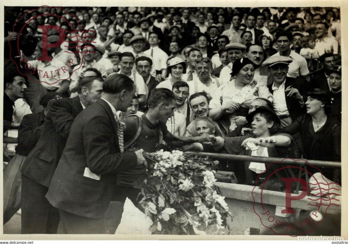 Coleccionismo deportivo: TOUR DE FRANCE 1935 ROMAIN MAES VAINQUEUR DU TOUR CICLISMO CYCLISTE 18*13CM Photo Meurisse Paris c
