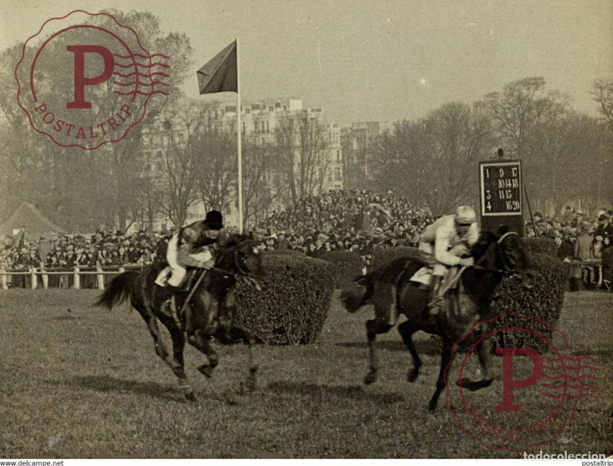 Coleccionismo deportivo: PRIX FINOT DUUM VIR LONTE PAR CHAUFFOUR VAINQUER CHEVAUX HORSES HIPPISME 17*12CM Photo Meurisse col