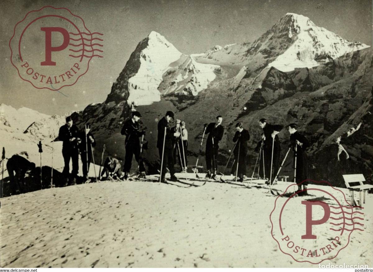 Coleccionismo deportivo: Chamonix-Mont-Blanc SPORTS D HIVER SKIEURS SKI 17*12CM Photo Meurisse collectionmeurisse