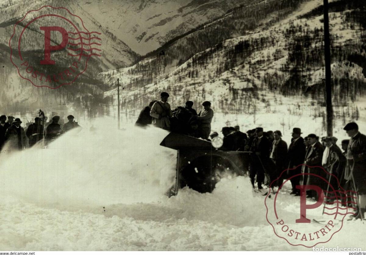 Coleccionismo deportivo: TOURING CLUB CONCOURS CHASSE NEIGE FRANCE ROUTE BRIANCON LAUTARET CENTRIFUGE 17*12CM Photo Meuriss
