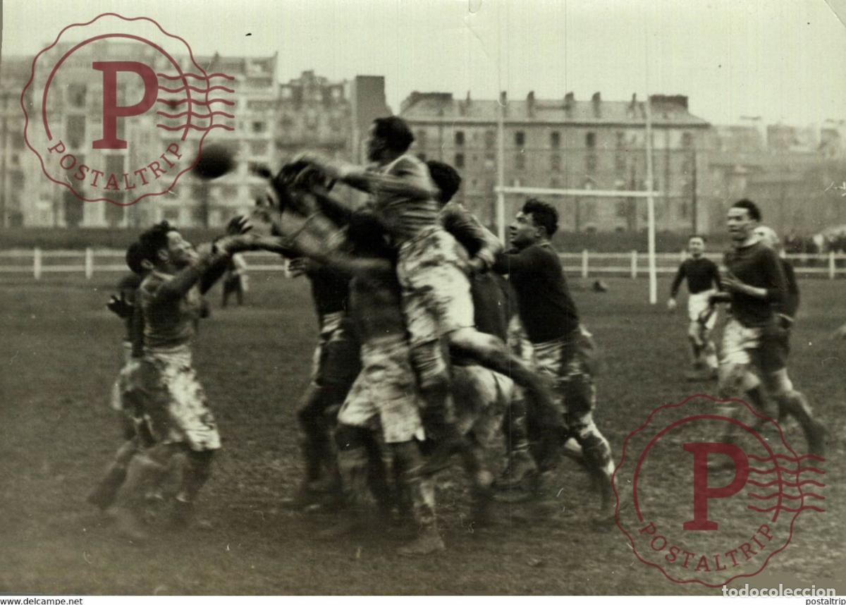 Coleccionismo deportivo: RUGBY CHAMPIONNAT DE PARIS AU STADE JEAN BOUIN OASG CONTRE RACING CF 17*12CM Photo Meurisse collect