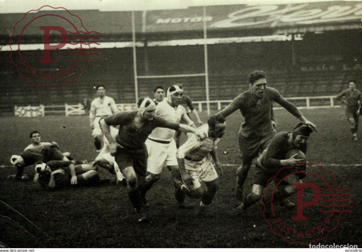 Coleccionismo deportivo: RUGBY US PERPIGGNANAISE CONTRE STADE FRANCAIS 17*12CM Photo Meurisse collectionmeurisse
