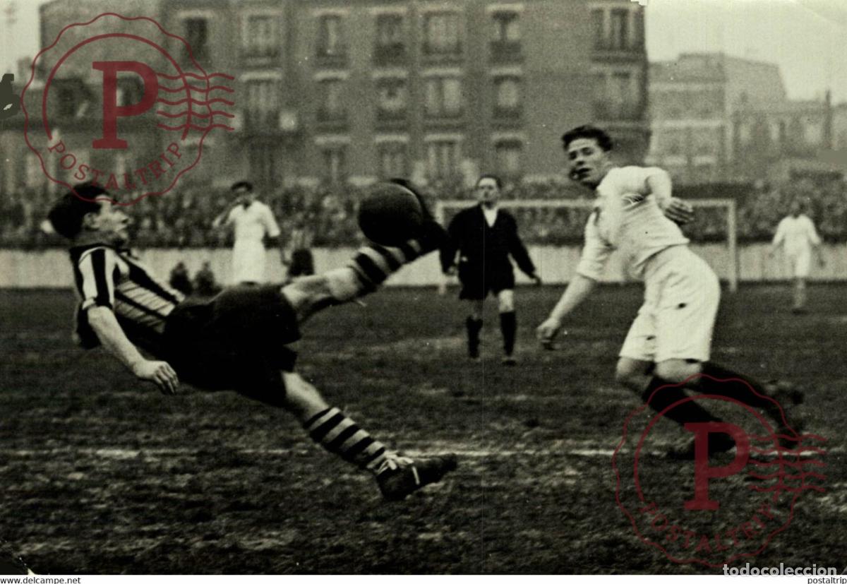 Coleccionismo deportivo: FOOTBALL J A SAINT OUEN CONTRE VALENTIGNEY 17*12CM Photo Meurisse collectionmeurisse