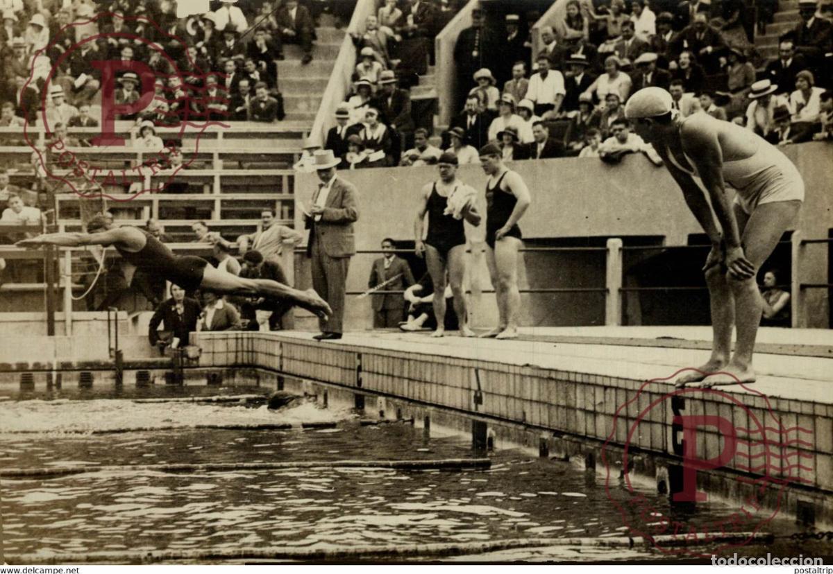 Coleccionismo deportivo: FRANCE ALLEMAGNE GERMANY DEUTSCHLAND NAGE NATACION SWIMMING 17*12CM Photo Meurisse collectionmeuri