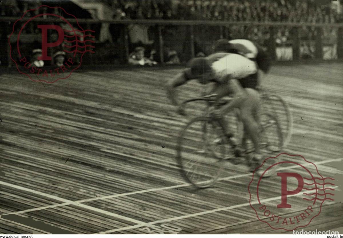 Coleccionismo deportivo: championnats du monde cyclistes a bruxelles BELGIQUE BELGIE GERARDIN VITESSE 17*12CM Photo Meurisse